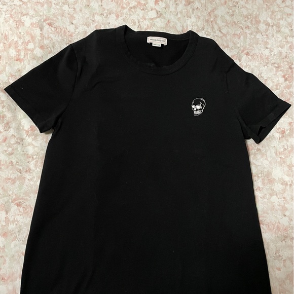 Men’s Alexander McQueen T-Shirt with Card Graphic - Picture 4 of 7